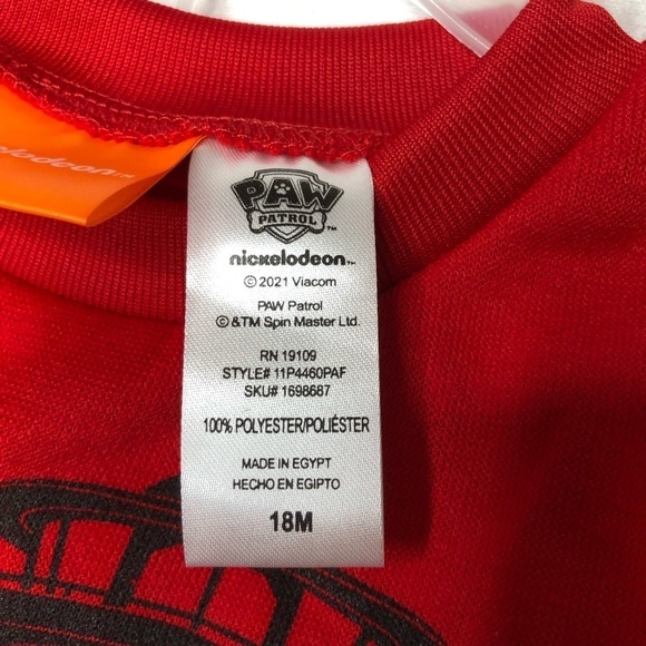 Paw Patrol‎ NWT Fleece Matching Pant Set Size 18 Months - Picture 6 of 12